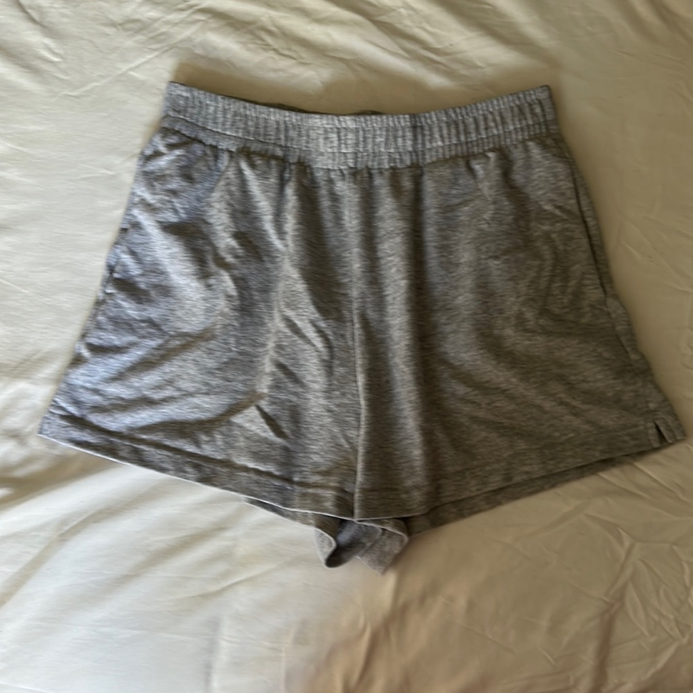 Grey lounge shorts